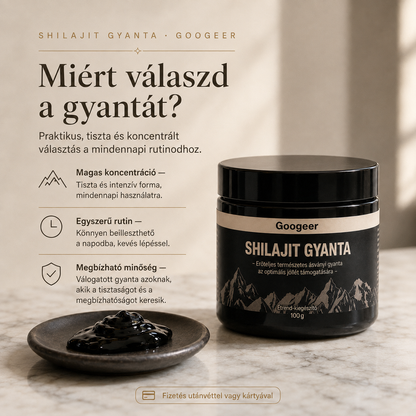 Tiszta Himalájai Shilajit Gyanta