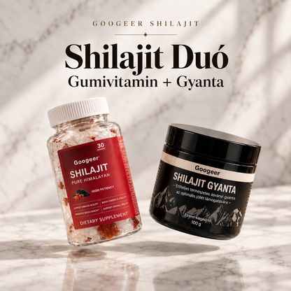 Shilajit Duó – Himalájai Gyanta + Gumivitamin